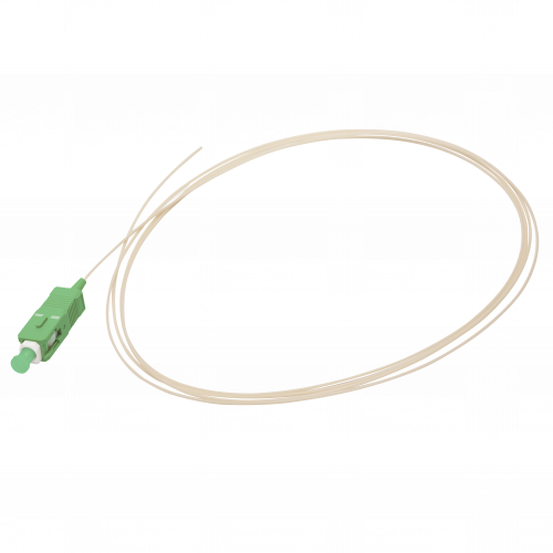 TWT SC optical pigtail, APC, OS2 single-mode, 1.5 m